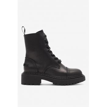 Ghete dama  5905588009139 - Piele naturala - Negru