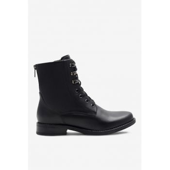 Ghete dama  5905588029632 - Piele naturala - Negru