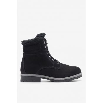 Ghete dama  5905588082637 - Piele naturala - Negru