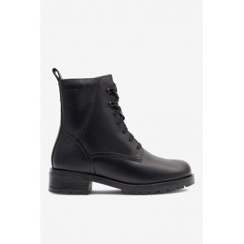 Ghete dama  5905588089018 - Piele naturala - Negru