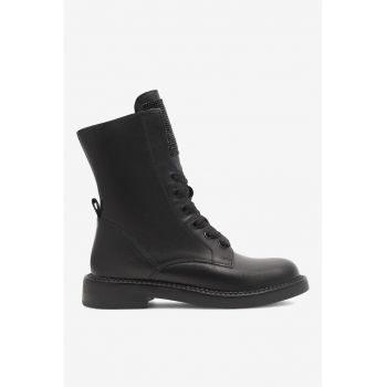 Ghete dama  5905588100621 - Piele naturala - Negru