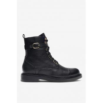 Ghete dama  5905588100690 - Piele naturala - Negru