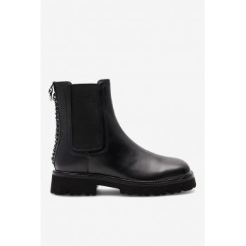 Ghete dama  5905588101123 - Piele naturala - Negru