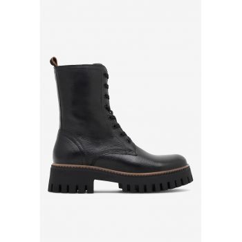 Ghete dama  5905588720874 - Piele naturala - Negru