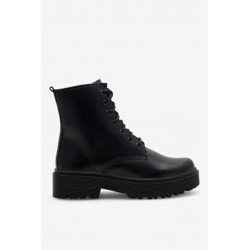 Ghete dama  5905588734154 - Piele naturala - Negru