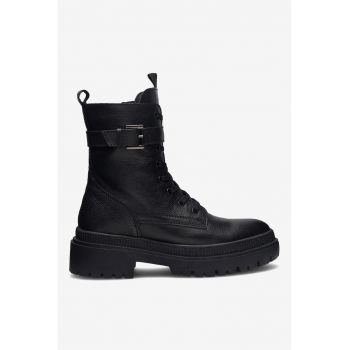 Ghete dama  5905588751977 - Piele naturala - Negru