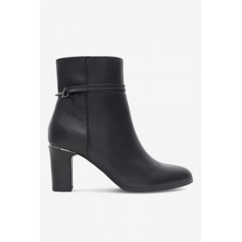 Ghete dama  5905588792710 - Piele naturala - Negru