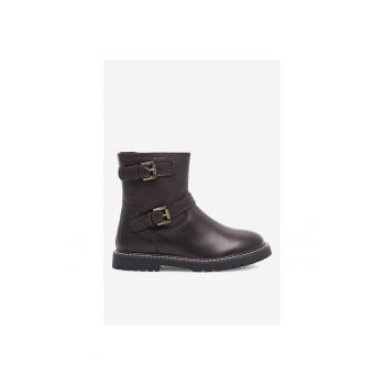 Ghete fete  5905588102038 - Piele naturala - 26 EU - Maro