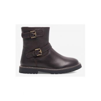 Ghete fete  5905588102038 - Piele naturala - Maro