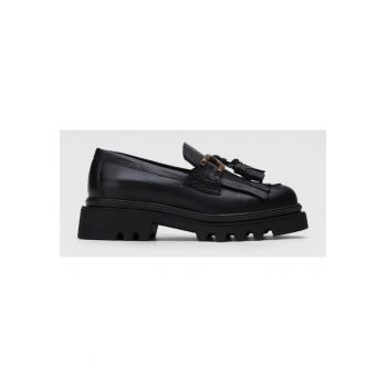 Mocasini dama  5904862648620 - Piele naturala - Negru