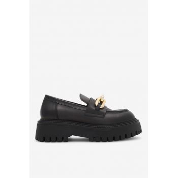 Mocasini dama  5905588093572 - Piele naturala - Negru