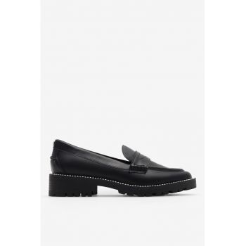 Mocasini dama  5905588153108 - Sintetic - Negru