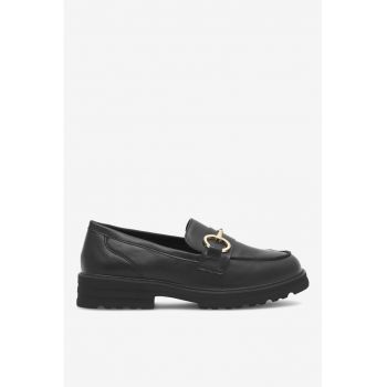 Mocasini dama  5905588261063 - Sintetic - Negru