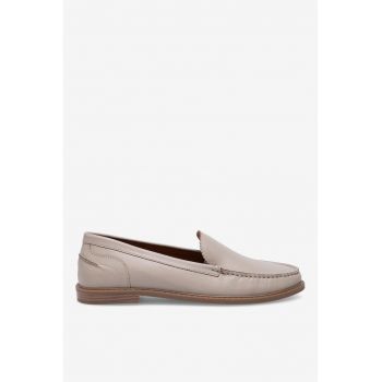Mocasini dama  5905588388234 - Piele naturala - Bej