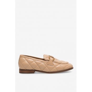 Mocasini dama  5905588478447 - Piele naturala - Bej