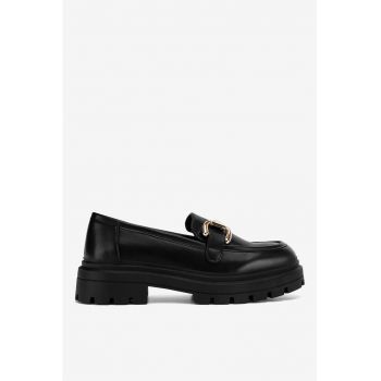 Mocasini dama  5905588745976 - Sintetic - Negru