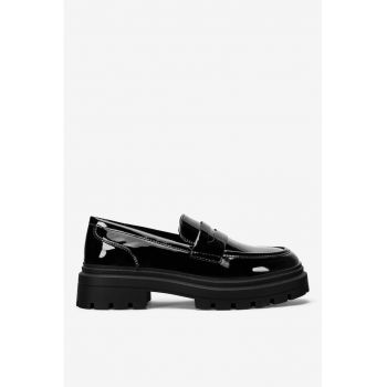 Mocasini dama  5905588753216 - Sintetic - Negru