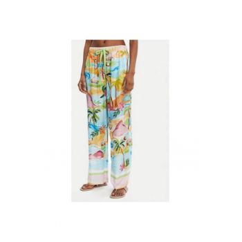 Pantaloni dama -  304991578 - Viscoza - Multicolor
