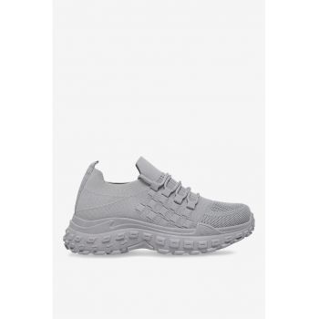 Pantofi dama  5905588581666 - Textil - Gri