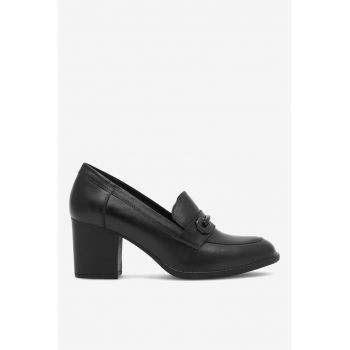 Pantofi dama  5905588810766 - Piele naturala - 37 EU - Negru