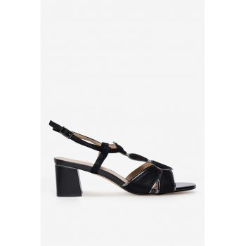 Sandale dama  5905588529491 - Piele naturala - Negru