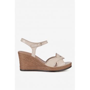 Sandale dama  5905588563228 - Piele naturala - Bej