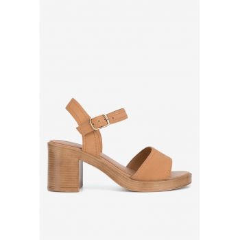 Sandale dama  5905588698708 - Piele naturala - Maro