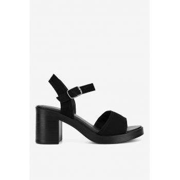 Sandale dama  5905588698715 - Piele naturala - Negru