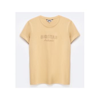 Tricou de bumbac cu logo Della