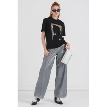 Tricou lejer de bumbac organic cu model