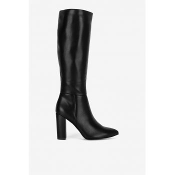 Cizme dama  5905588891116 - Sintetic - Negru