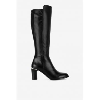 Cizme dama  5905588919384 - Piele naturala - Negru