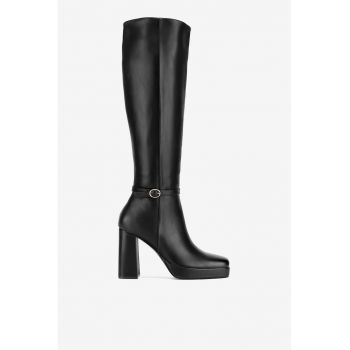 Cizme dama  5905588939436 - Sintetic - Negru