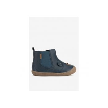 Ghete baieti  5905588815648 - Piele naturala - 22 EU - Albastru