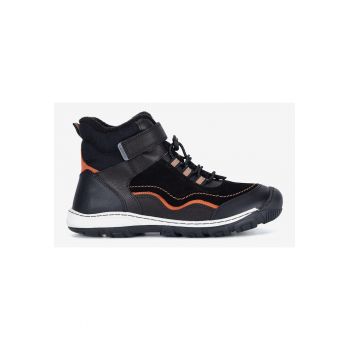 Ghete baieti  5905588907015 - Piele naturala - Negru