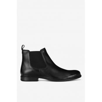 Ghete barbati  5905588877998 - Piele naturala - Negru