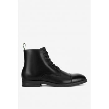 Ghete barbati  5905588906070 - Piele naturala - Negru