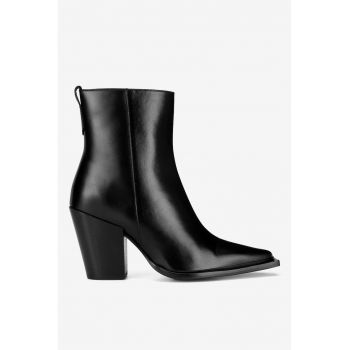 Ghete dama  5905588828594 - Piele naturala - Negru