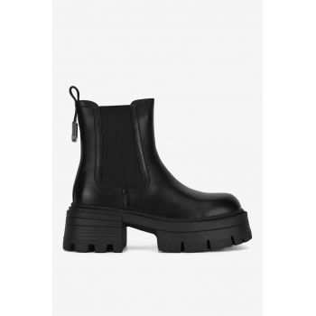 Ghete dama  5905588841906 - Piele naturala - Negru