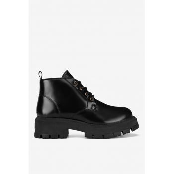 Ghete dama  5905588856290 - Piele naturala - Negru