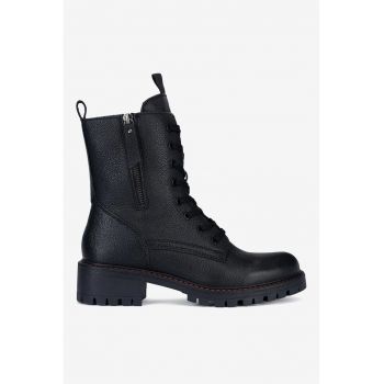 Ghete dama  5905588872122 - Piele naturala - Negru