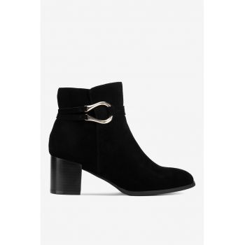 Ghete dama  5905588884927 - Piele intoarsa - Negru