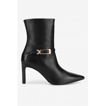 Ghete dama  5905588900559 - Piele naturala - Negru
