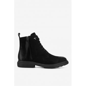 Ghete dama  5905588938248 - Piele naturala - Negru