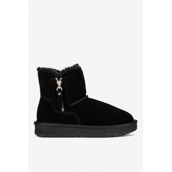 Ghete dama  5905588942139 - Piele intoarsa - Negru