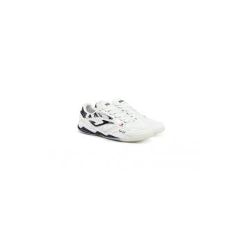 Ghete de fotbal barbati  304864650 - Piele naturala - Alb