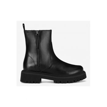 Ghete fete  5905588934547 - Piele naturala - Negru