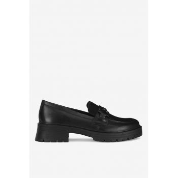 Mocasini dama  5905588871545 - Piele naturala - Negru