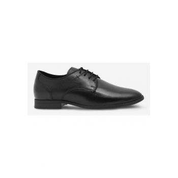 Pantofi baieti  Piele naturala - Negru