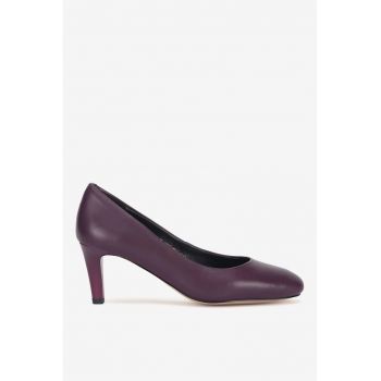 Pantofi dama  5905588824787 - Piele naturala - Rosu